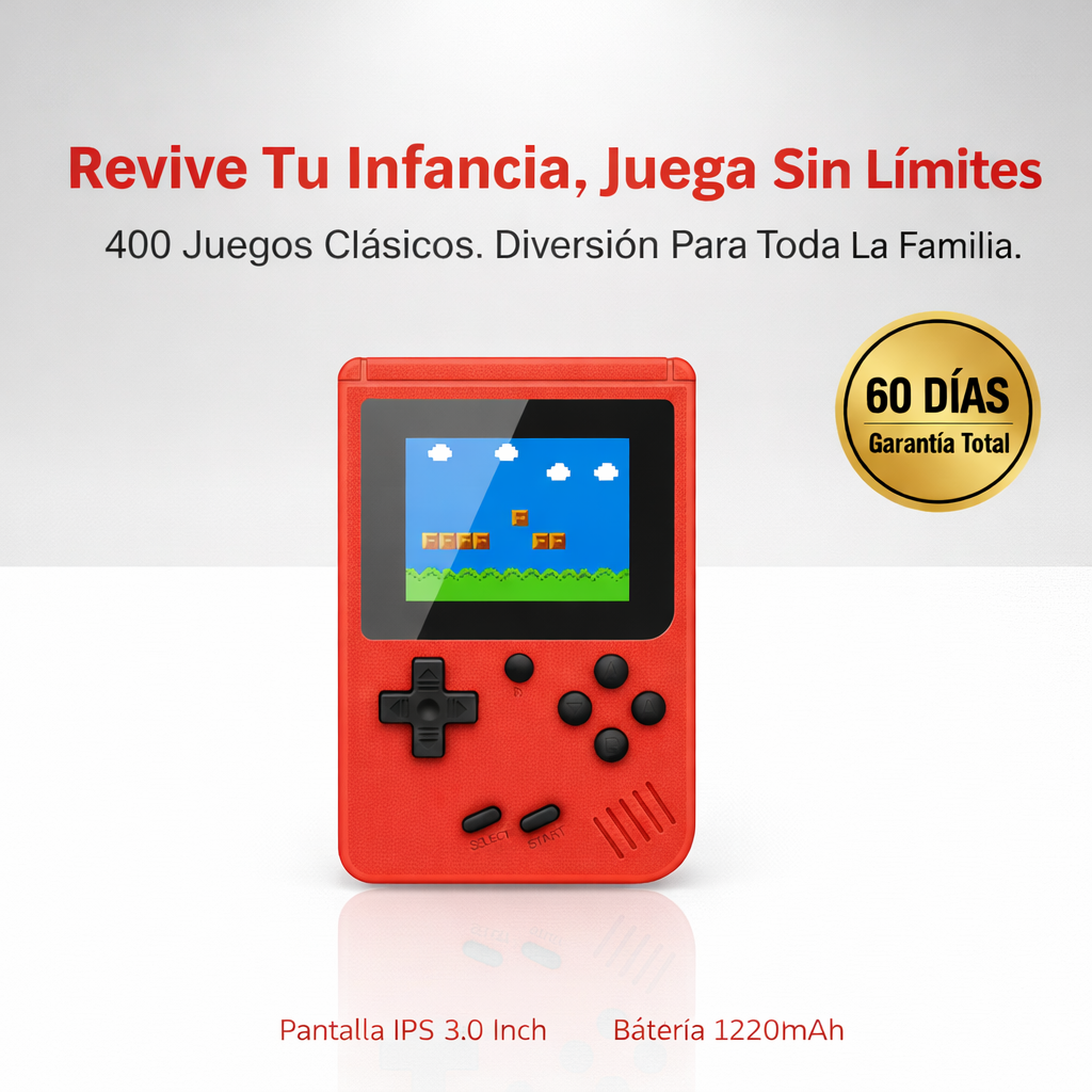 Portable Console with 400 Games 