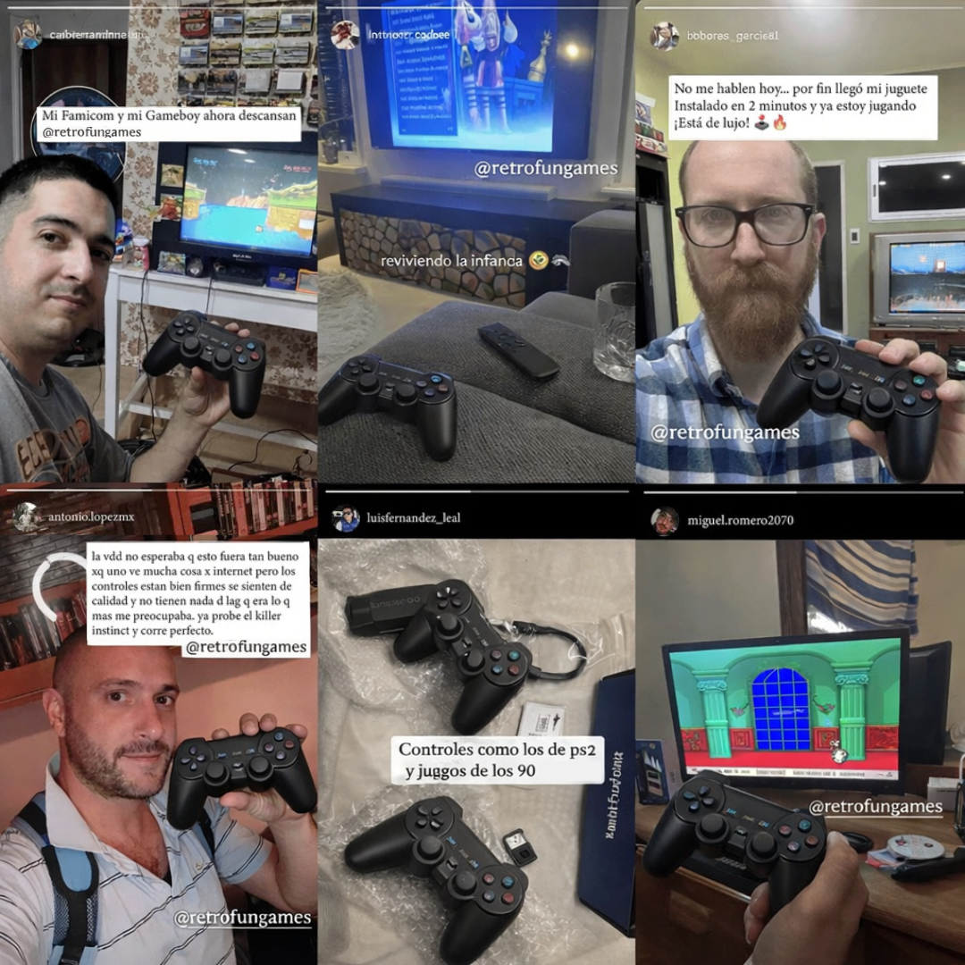 Consola de Juegos RetroFunGames™