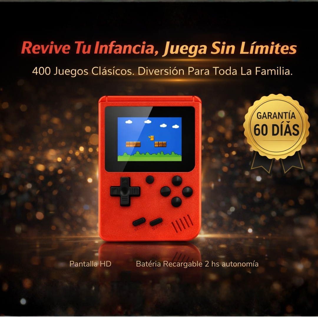 Portable Console with 400 Games 